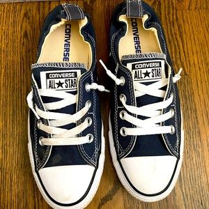 Blue slip on converse